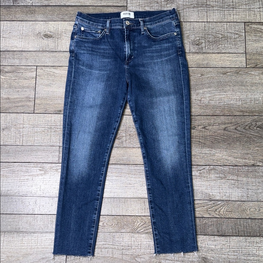 Agolde Sophie Women's Ankle Raw Hem Jeans